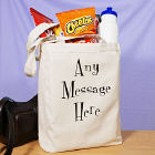 Mystical Message Personalized Canvas Tote Bag